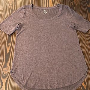 Maurices 24/7 Soft Scalloped Tee Tunic